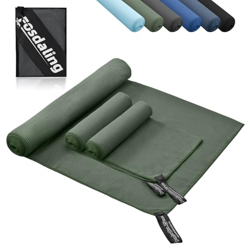 Fosdaling 3er Set Mikrofaser Handtuch