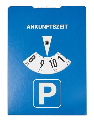 Parkscheibe aus Karton gemäß StVO für Auto