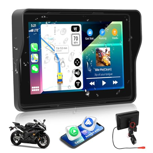 CAMECHO Dashcam Carplay Motorrad Navi