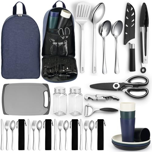 HOMQUEN Camping Essential Camping Geschirr Gear