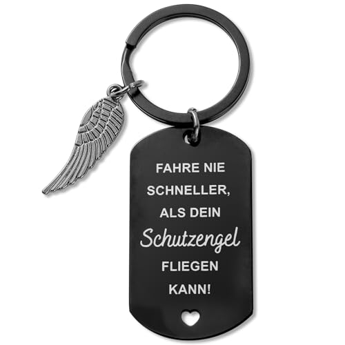 GEBETTER Schlüsselanhänger Auto Schutzengel