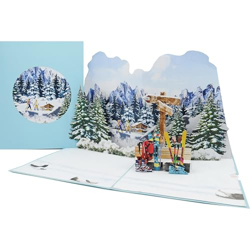 Favour Pop Up® - 3D Karte für Winterurlaub