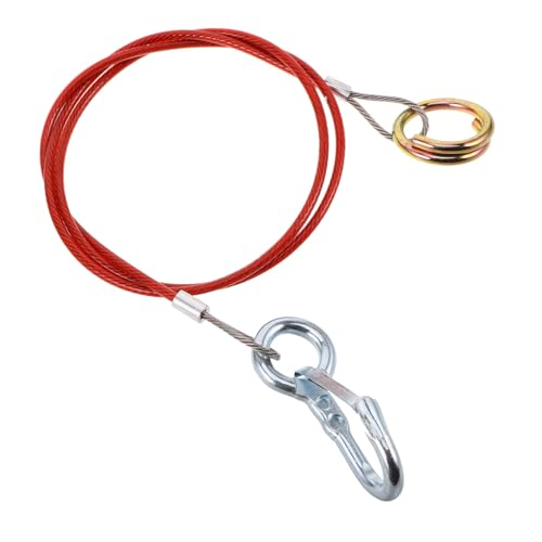 HAPINARY Abnehmbare Heavy Duty Edelstahl Abschleppseil
