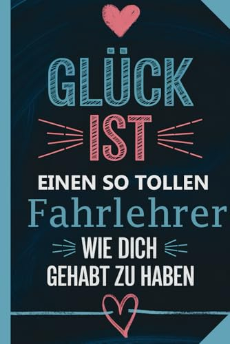Geschenk Fahrlehrer - Führerschein - Fahrstunden - Notizbuch