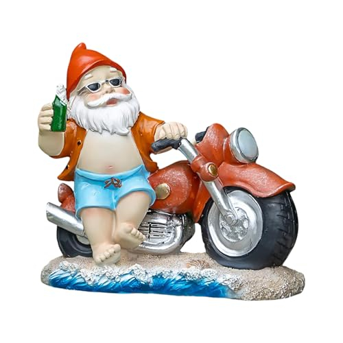 Gartenzwerg Motorrad Zwerge