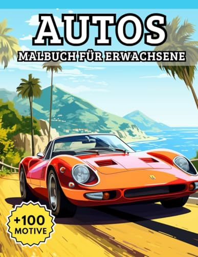 Autos Malbuch Für Erwachsene