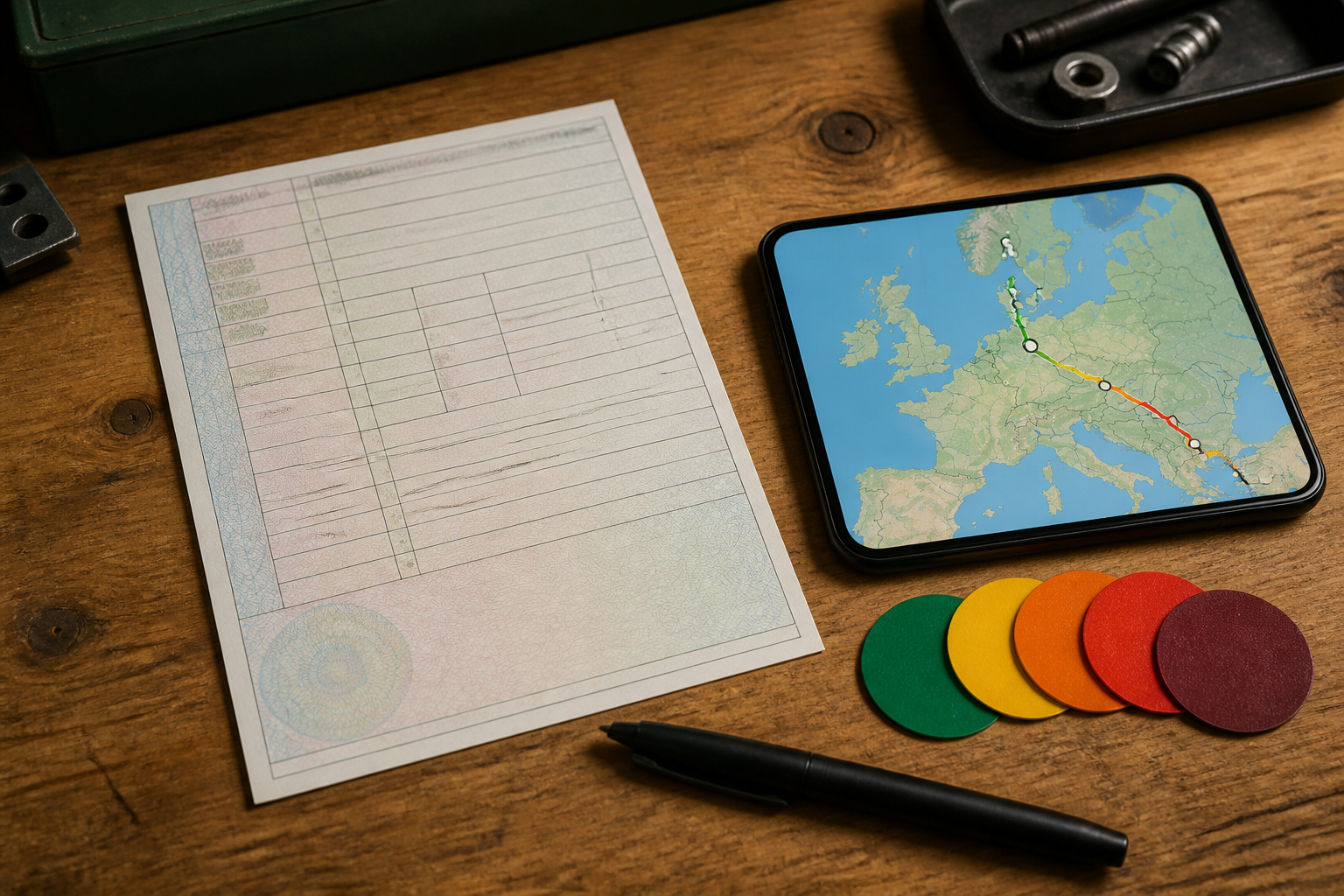 Reiseplanung für Umweltzonen in Europa mit Fahrzeugschein
