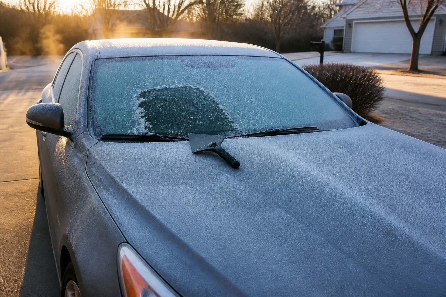 Auto im Winter richtig vorbereiten statt Motor lange warmlaufen lassen